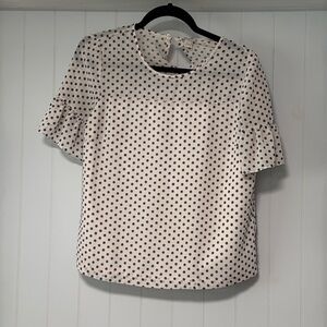 J Crew Polka Dot Blouse